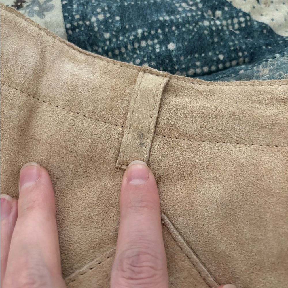 Isaac Mizrahi Tan A-Line Skirt - Picture 8 of 8